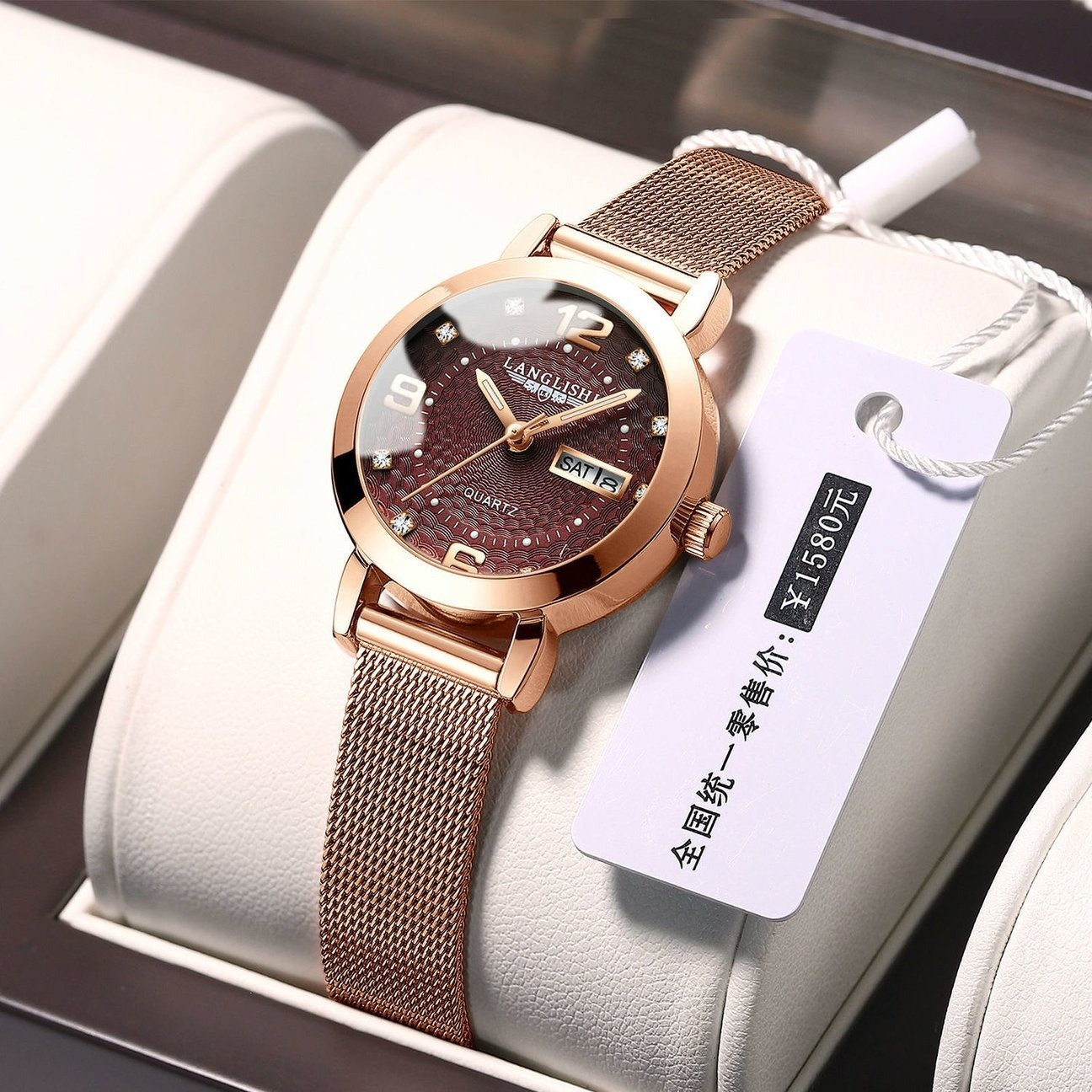 Ladies Watches Women Quartz Wristwatch Watchproof Reloj Mujer