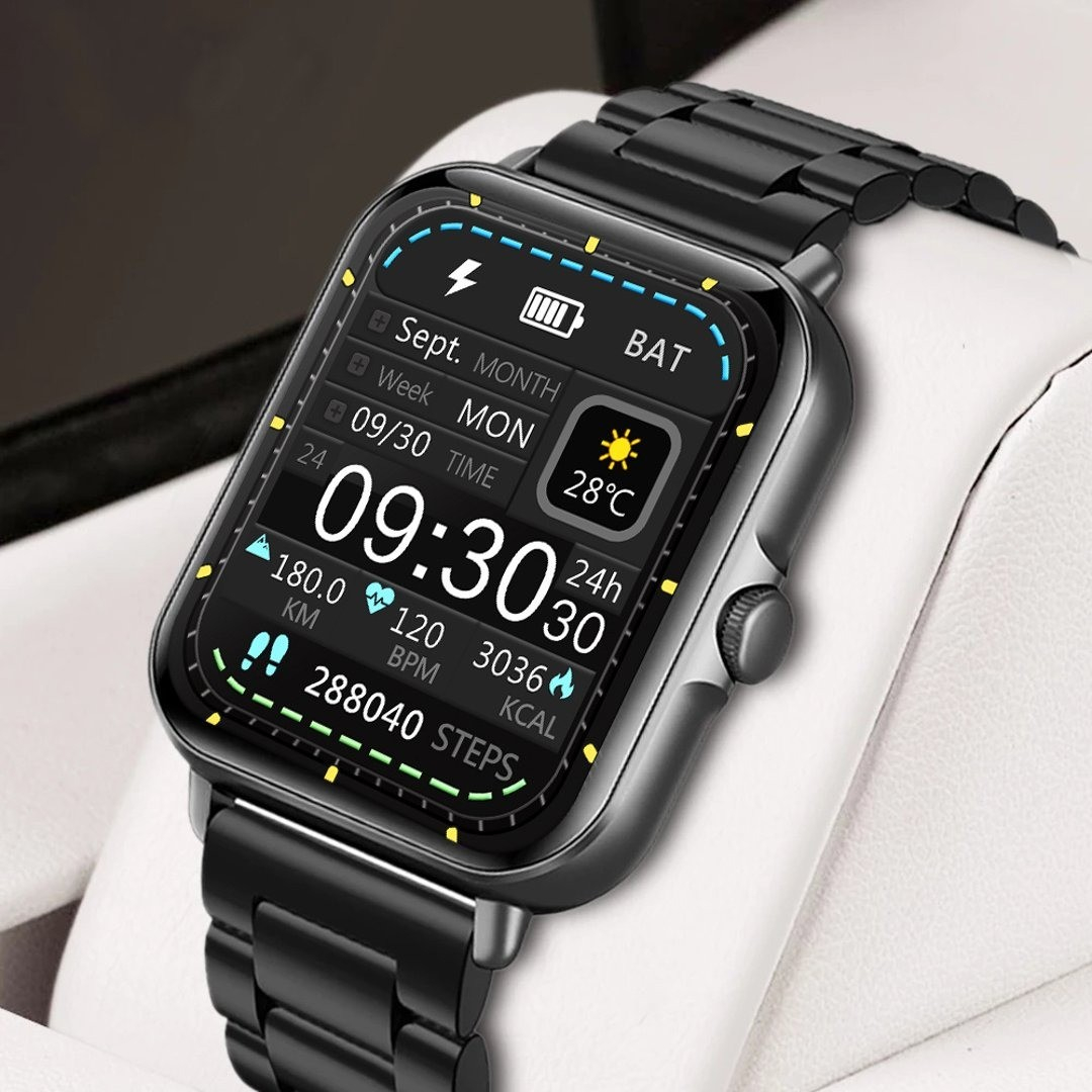 GTS3 Bluetooth Calling Smart Watch with Music Play, Heart Monitor & Fitness Tracker