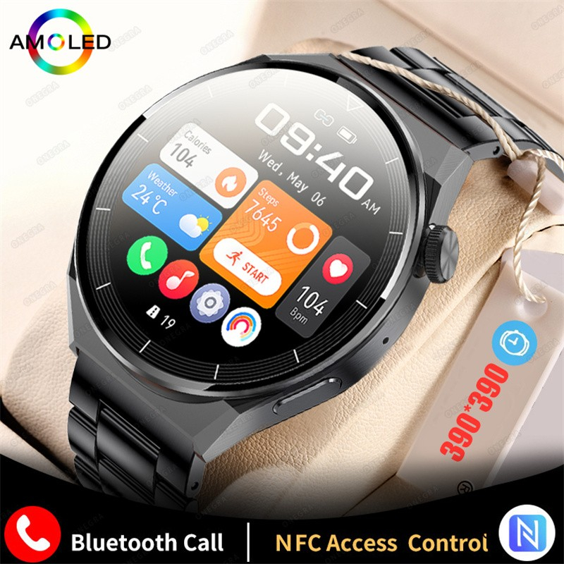 GT3 Pro New Bluetooth Call Smart Watch Custom Dial NFC Sport Fitness Tracker Men Watch IP68 Waterproof Smartwatch+BOX